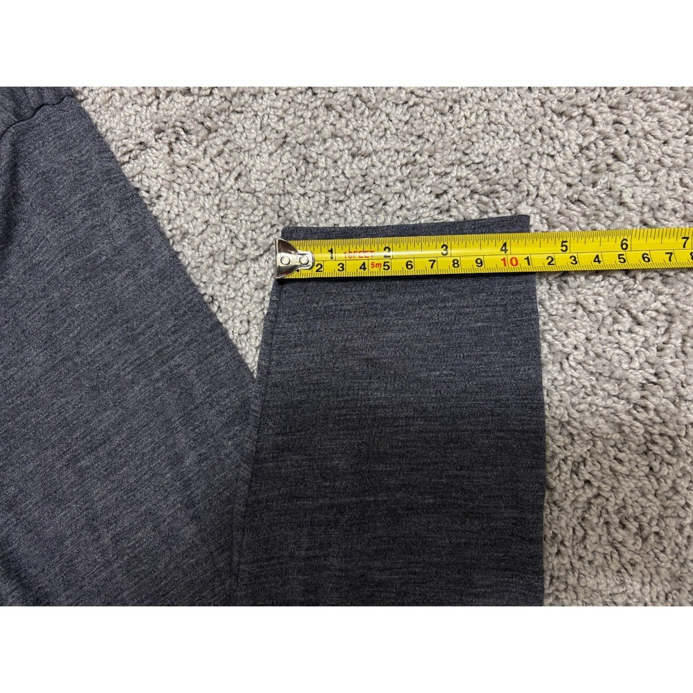 ICEBREAKER T-Shirt Cool Lite Long Sleeve Base Layer Tee Gray Performance Mens XL - Picture 15 of 15
